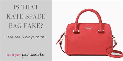 how to tell if kate spade bag is fake|kate spade authenticity check.